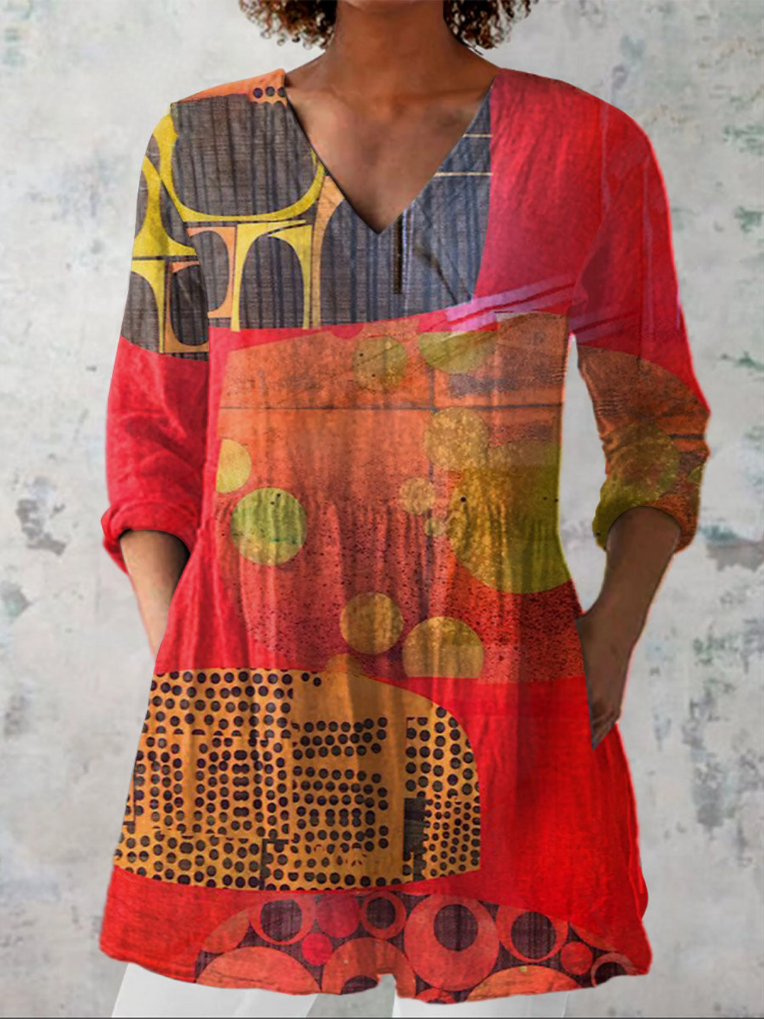 Lucie | Blusa Larga con Escote en V €49,95