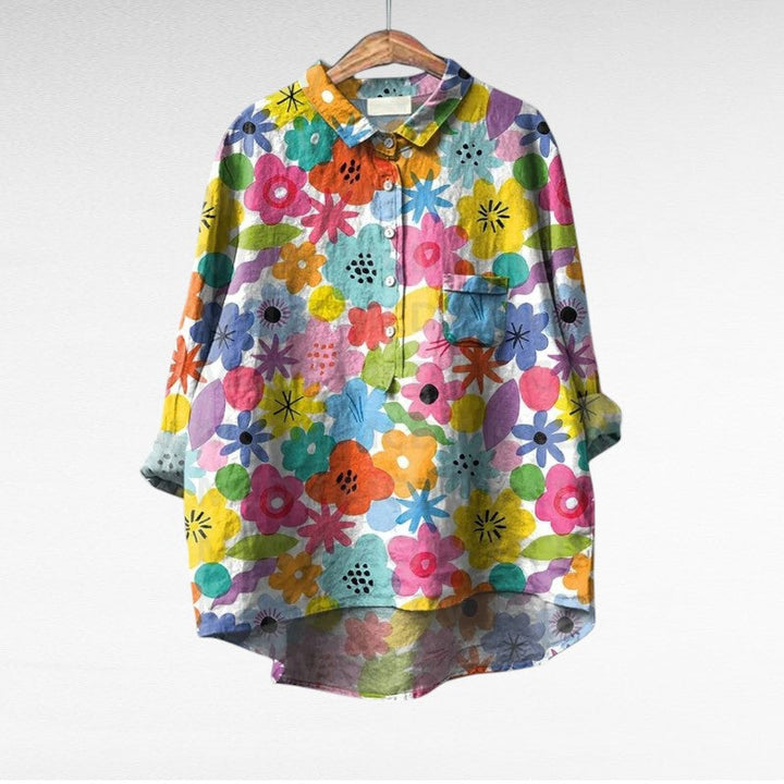Esmée™ | Blusa floral artística