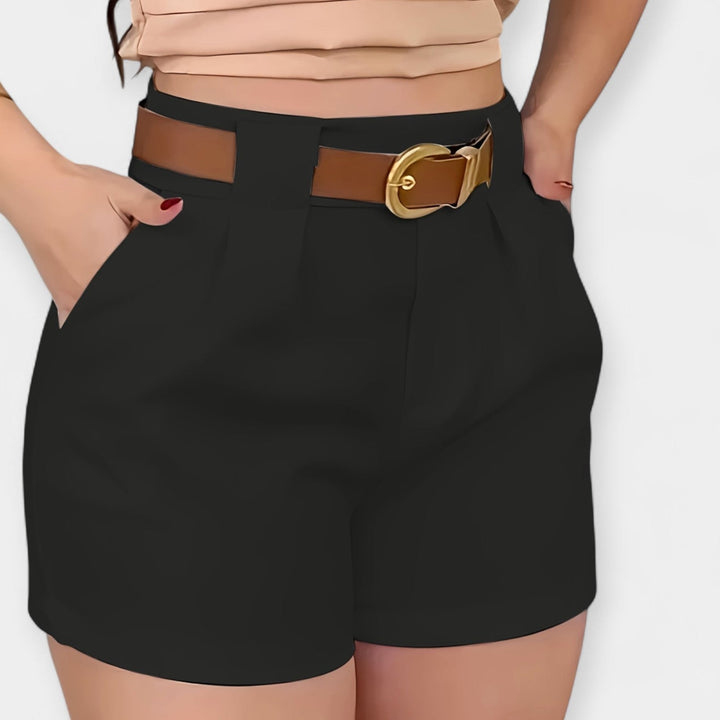 Falda de tiro alto pantalones cortos