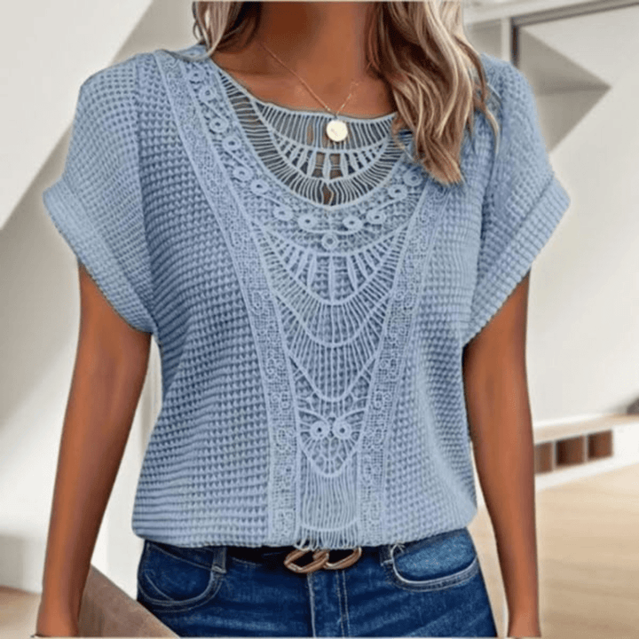 Esmie™ | Top bohemio chic calado
