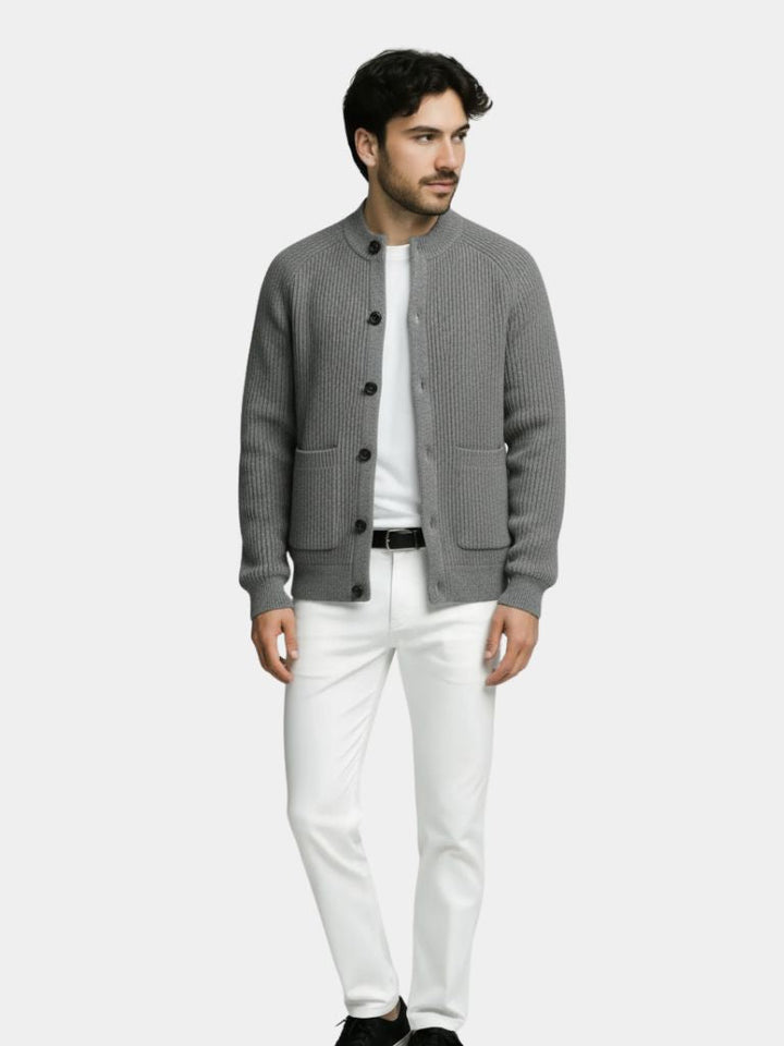 Cardigan Básico de Punto
