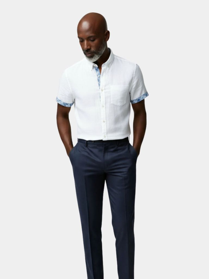 Camisa Casual con Detalle Marítimo