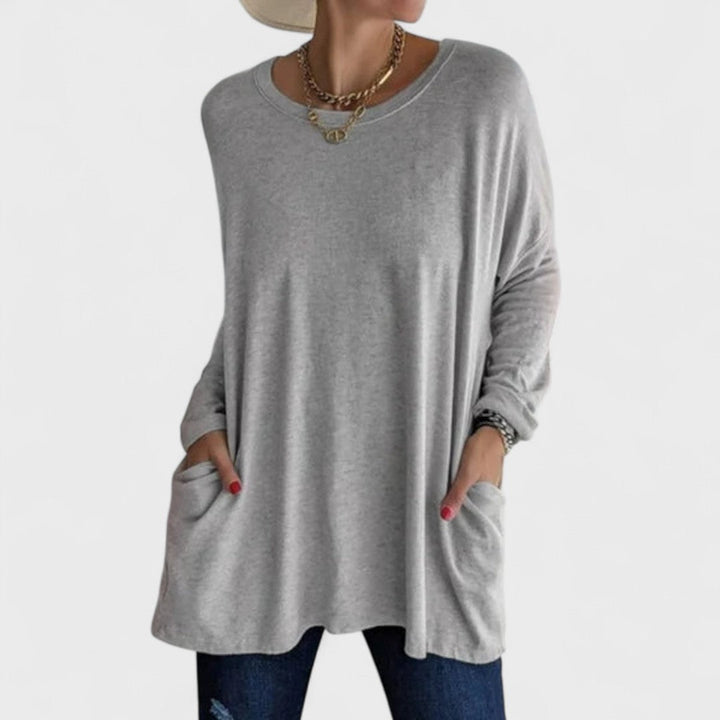 Moira – Top suelto con mangas largas