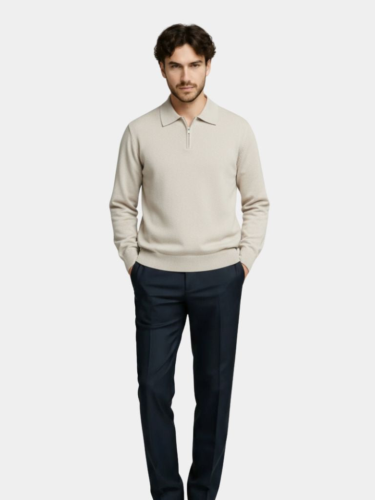 Casual Polo Sweater