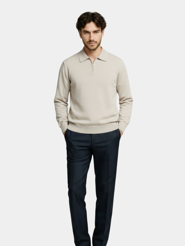 Casual Polo Sweater