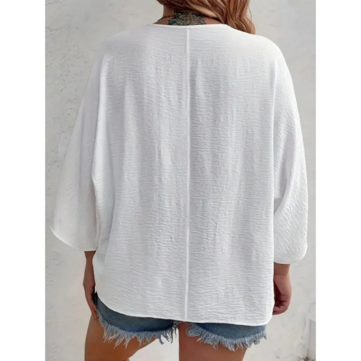Dorothy™ | Top elegante con cuello en V y botones