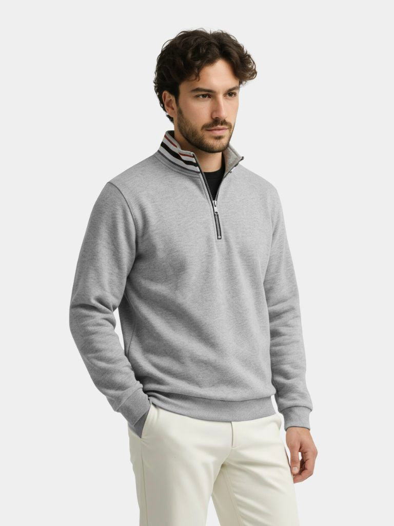 Suéter de Rayas con Cuello Alto Regent