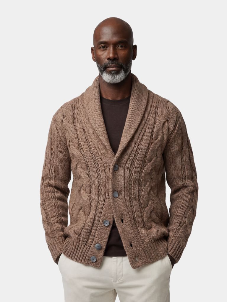 Cárdigan de Punto Masculino