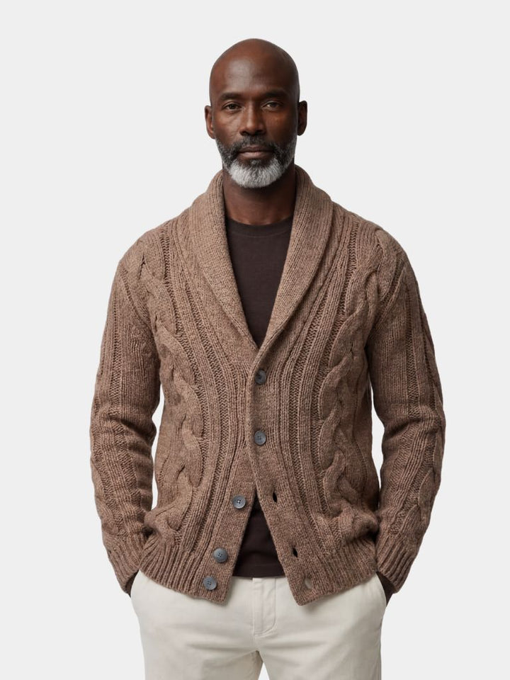 Cárdigan de Punto Masculino