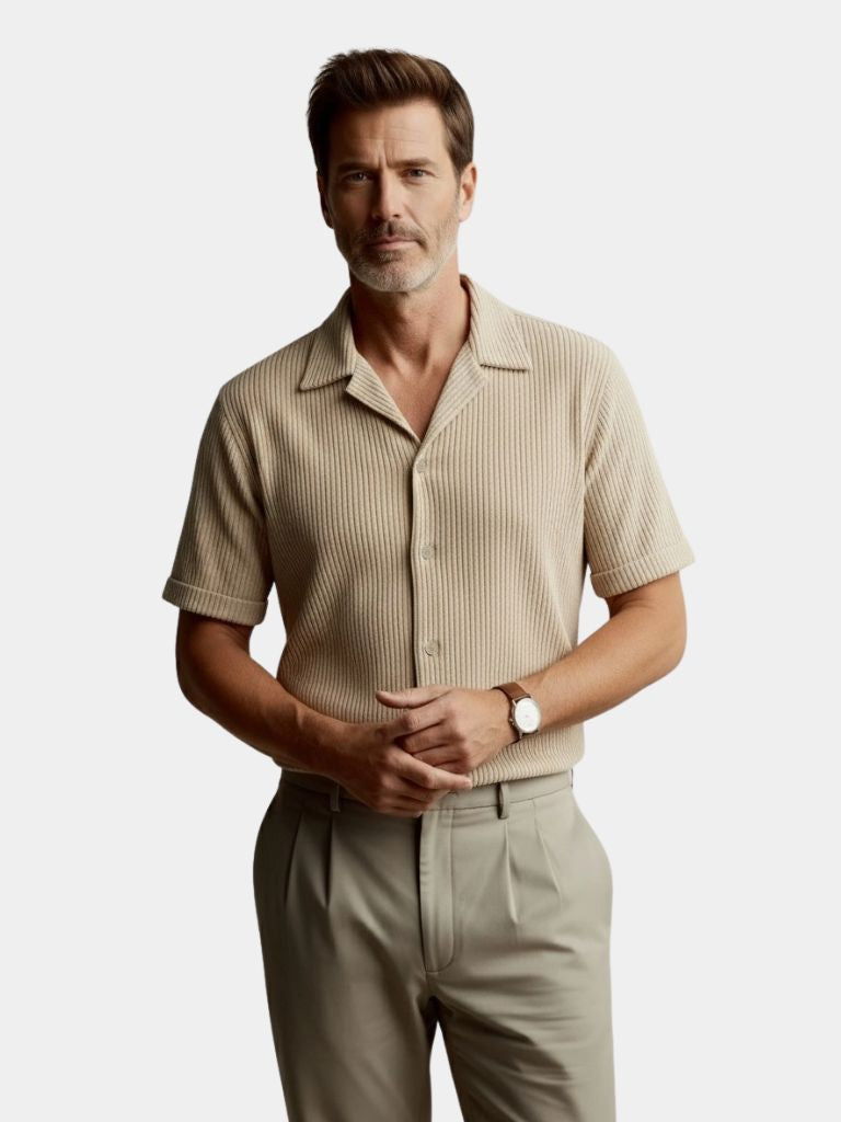 Camisa Minimalista de Pana