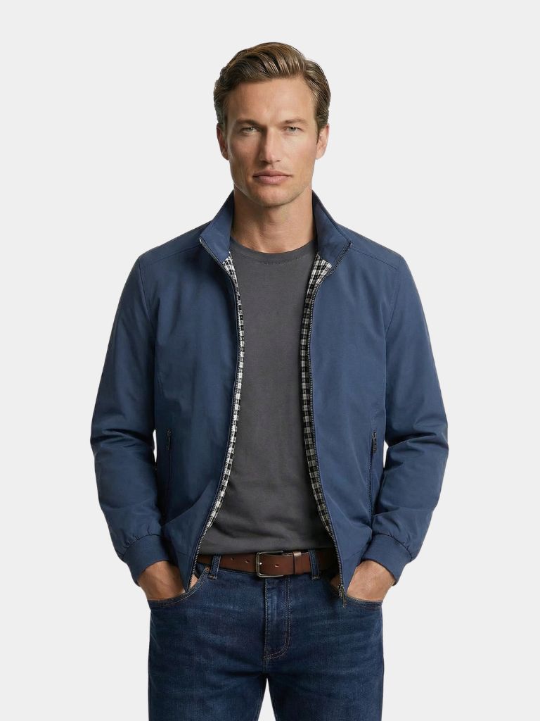 Chaqueta Bomber Casual Unicolor