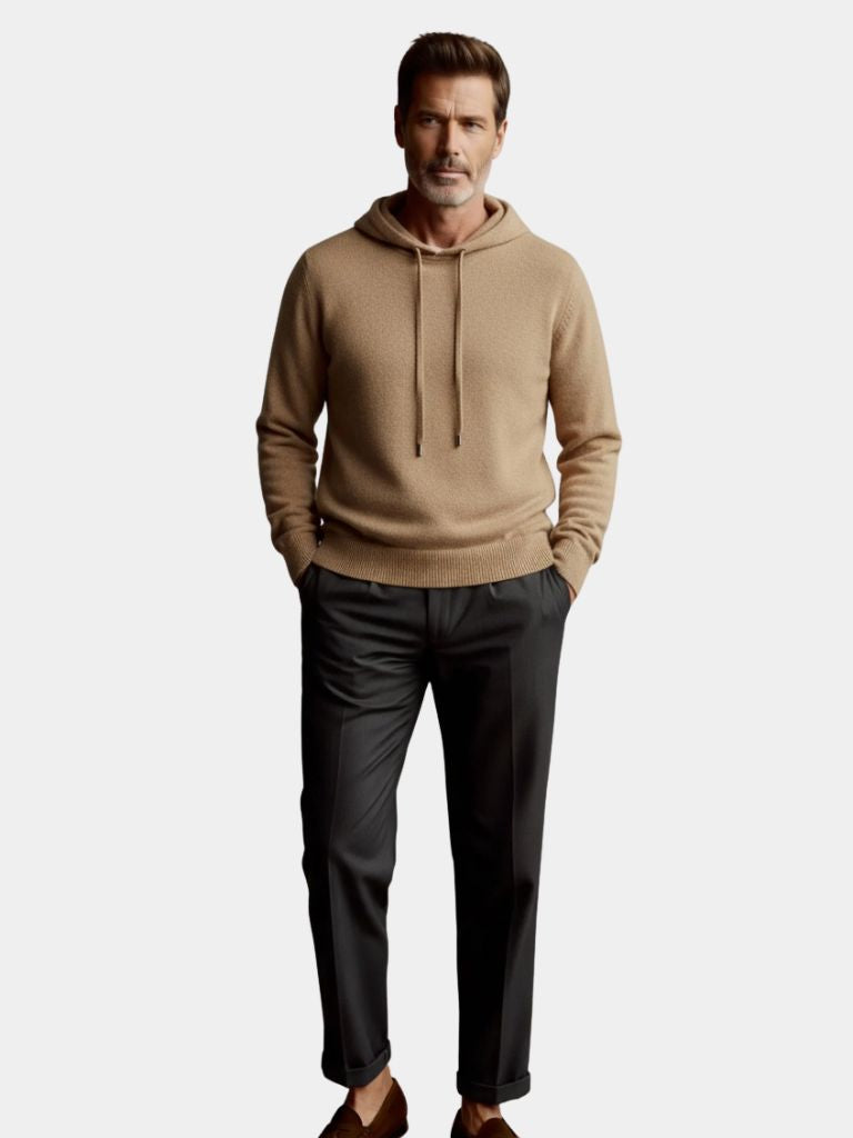 Sudadera con Capucha 100% Cachemira