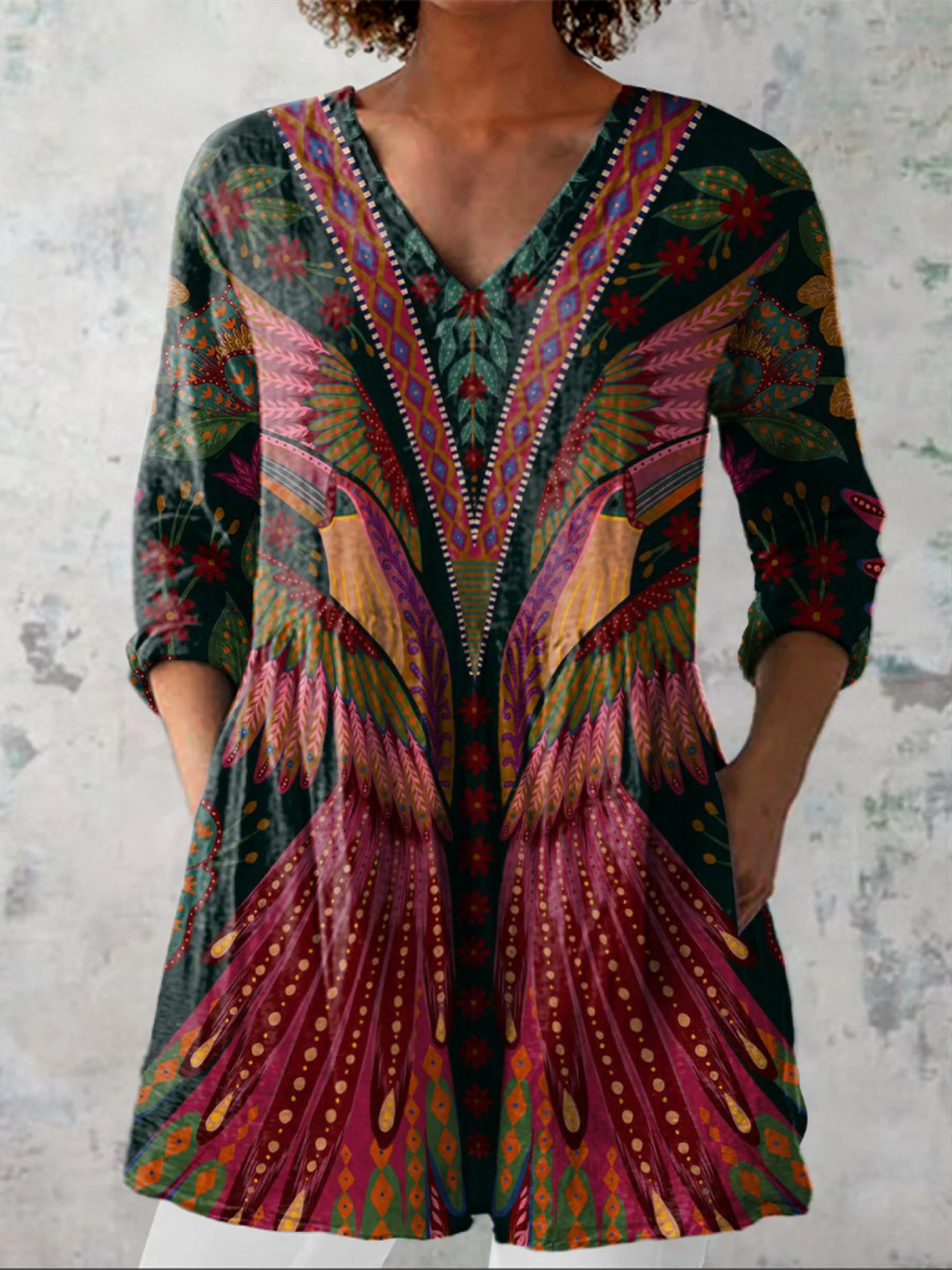 Manon | Blusa Larga con Escote en V €49,95