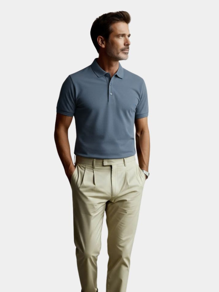 Camisa Polo Básica de Algodón