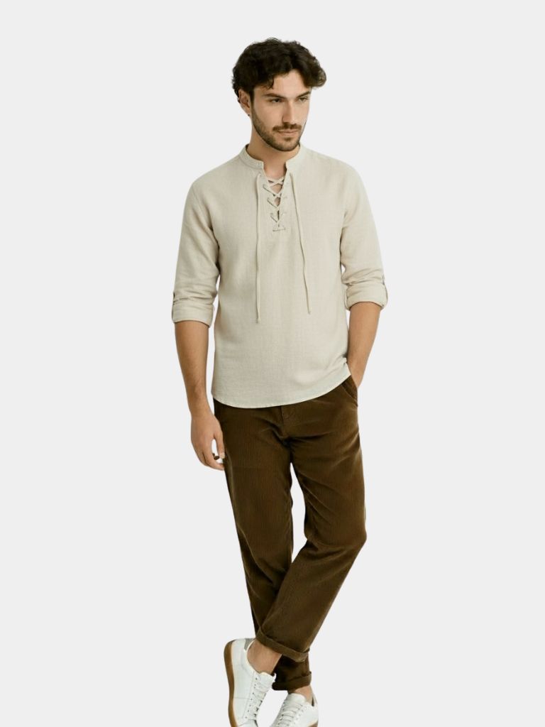 Camisa Casual de Manga Larga