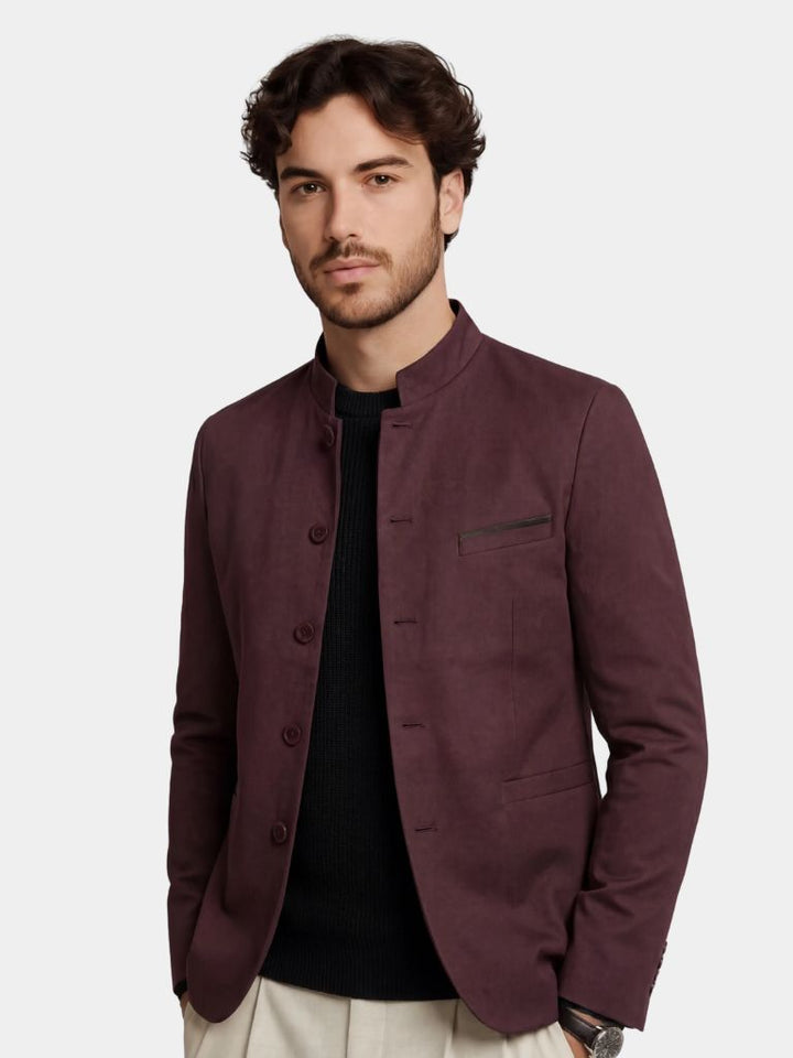 Chaqueta Elegante con Collar