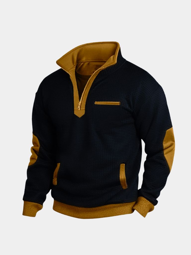 Suéter de Cuello Alto con Media Cremallera Explorer