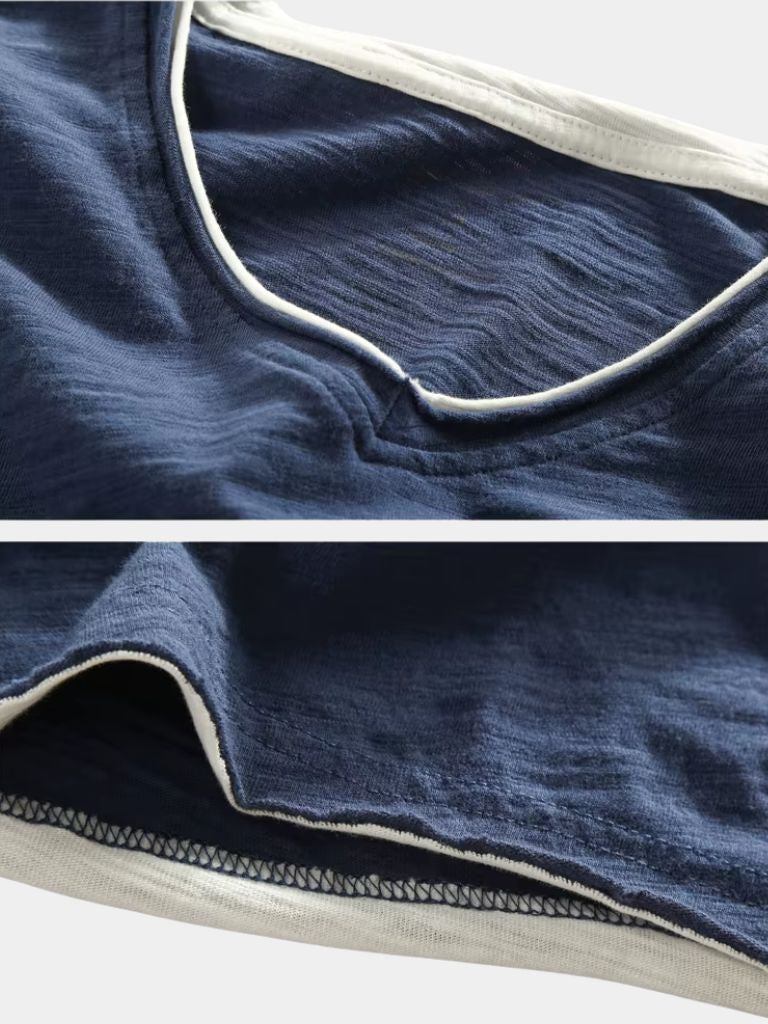Camisa de Manga Larga Moderno Mariner