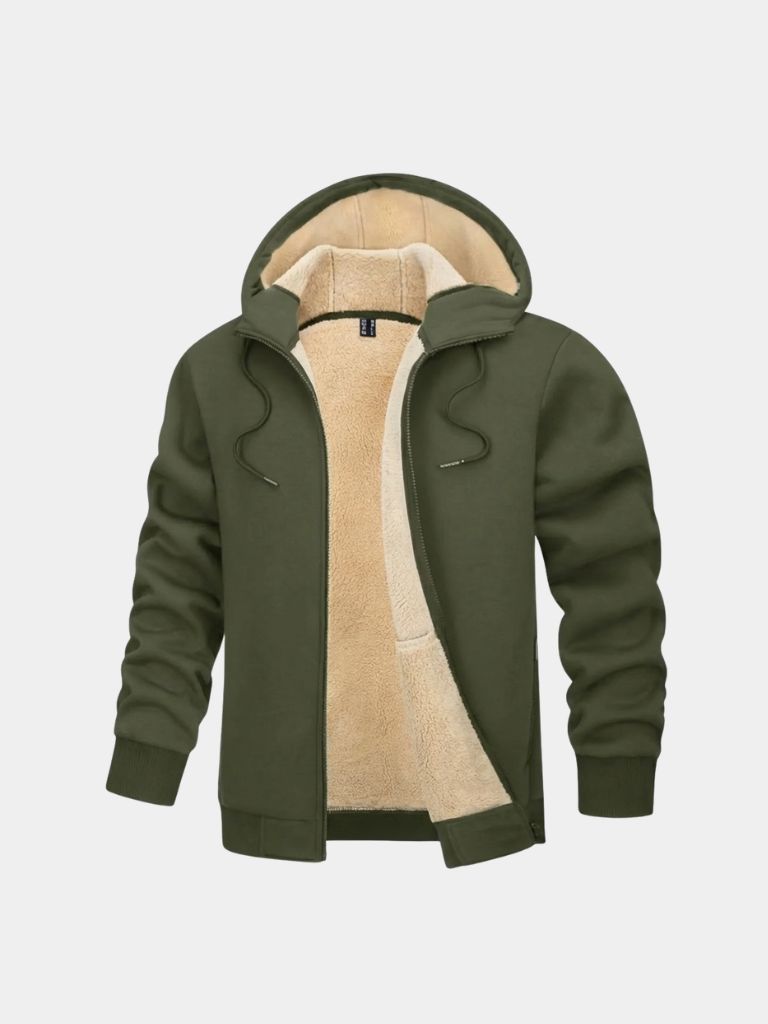 Chaqueta de Invierno con Capucha Sherpa
