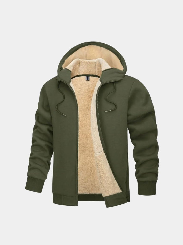 Chaqueta de Invierno con Capucha Sherpa
