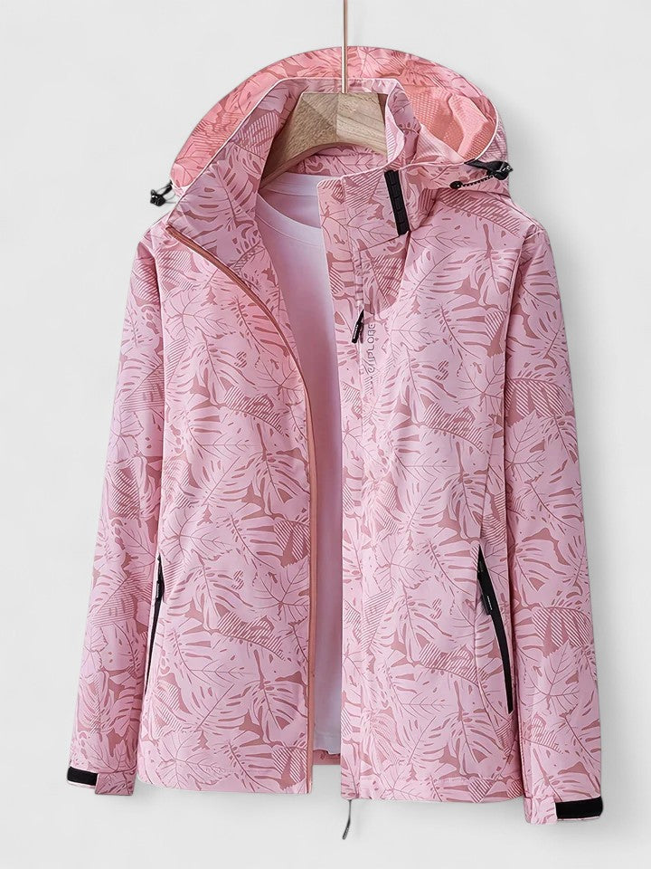 Tjaša – Chaqueta elegante con un patrón botánico