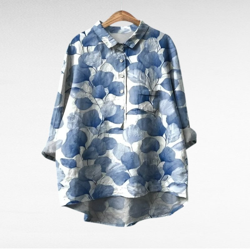 Blusa floral elegante