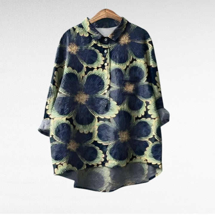 Blusa floral elegante
