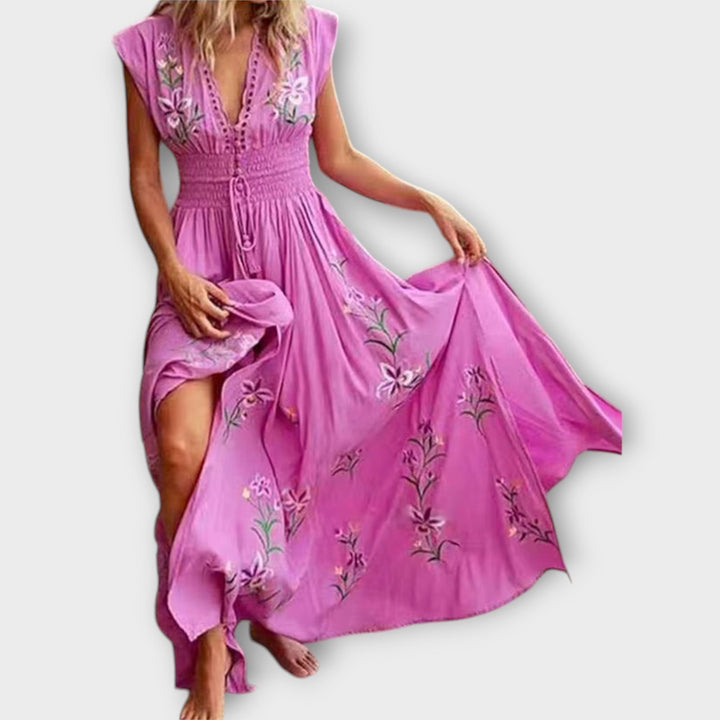 Felizia – Vestido boho con encantador bordado