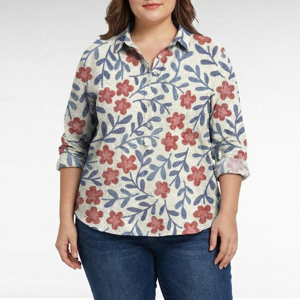 Claire™ | Blusa de lino elegante de verano