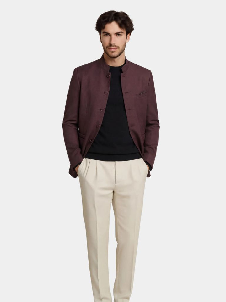 Chaqueta Elegante con Collar