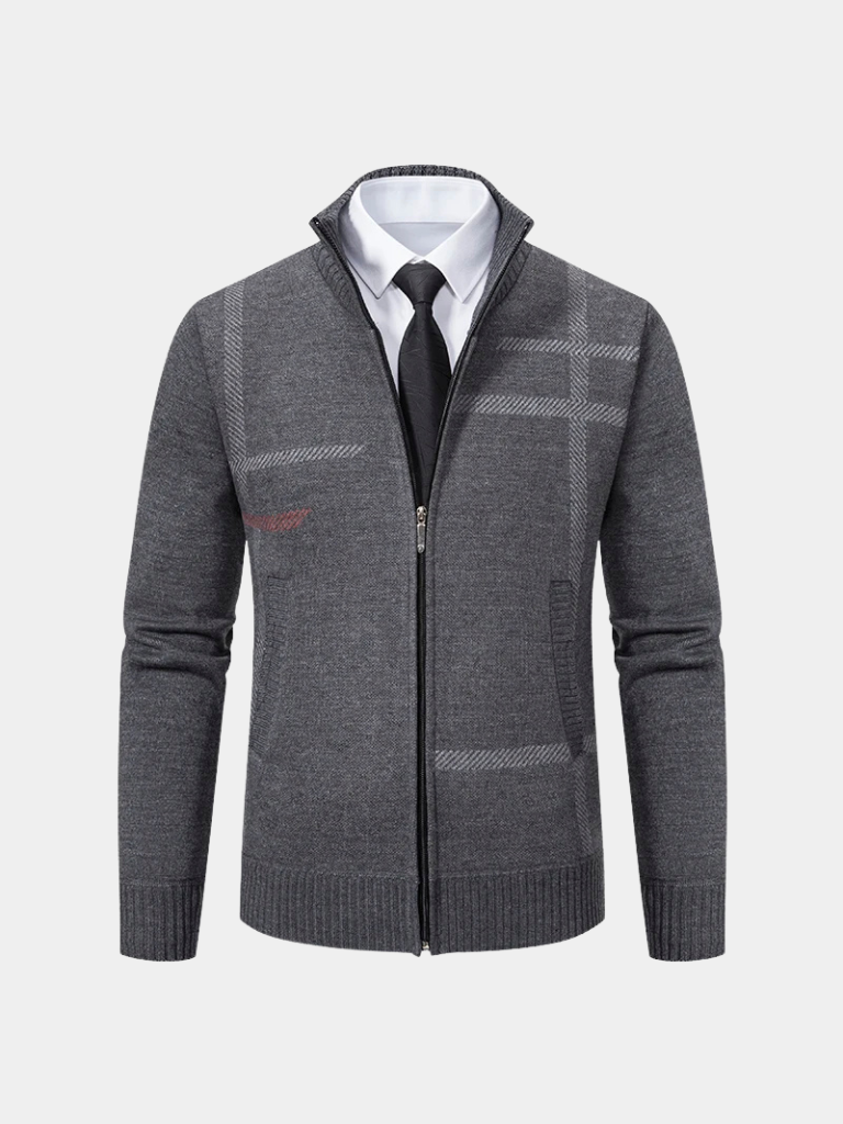Chaqueta Grafito de Tejido Simétrico