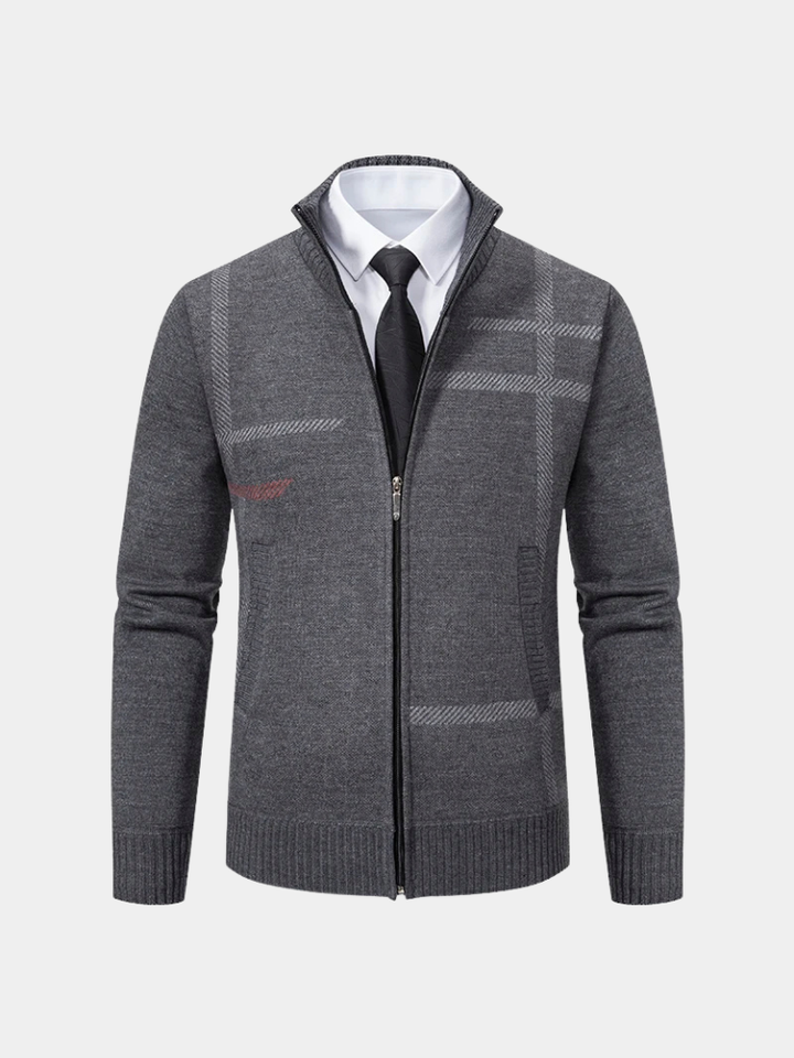 Chaqueta Grafito de Tejido Simétrico