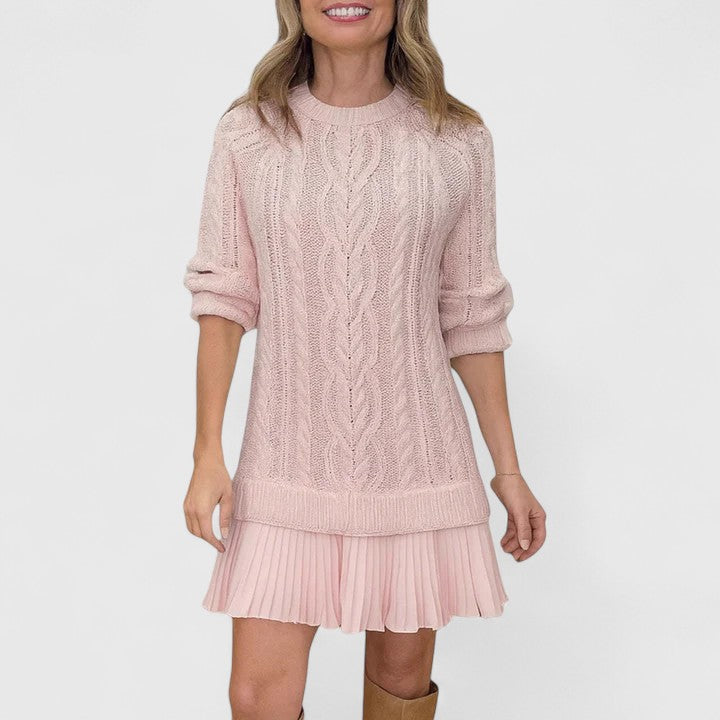 Ashlyndora – Vestido de suéter elegante