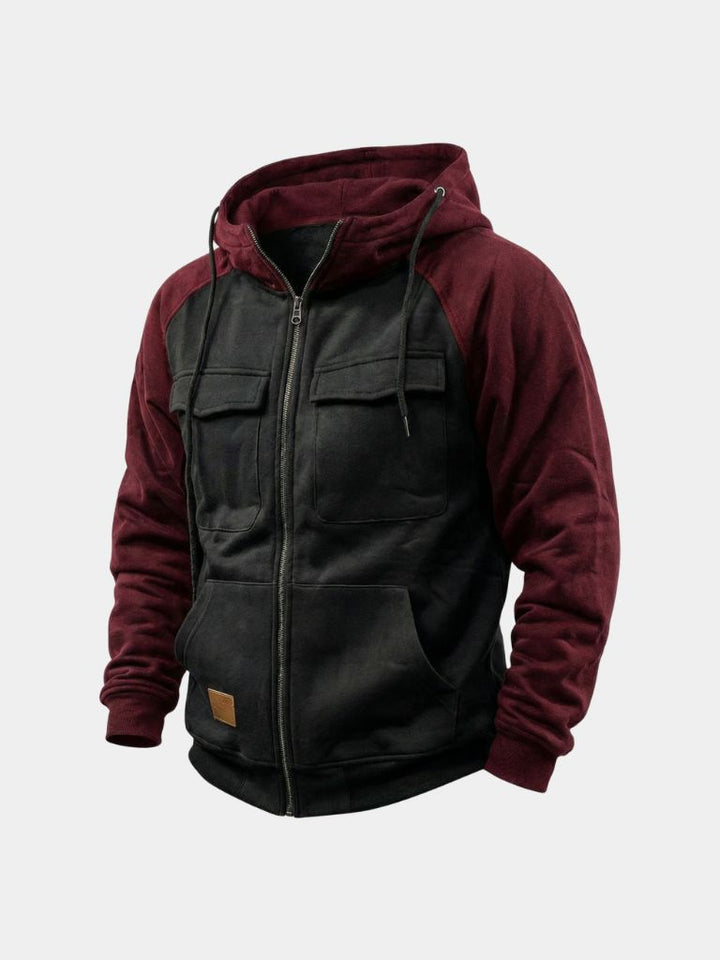 Cargo Trek Zip-Up Hoodie