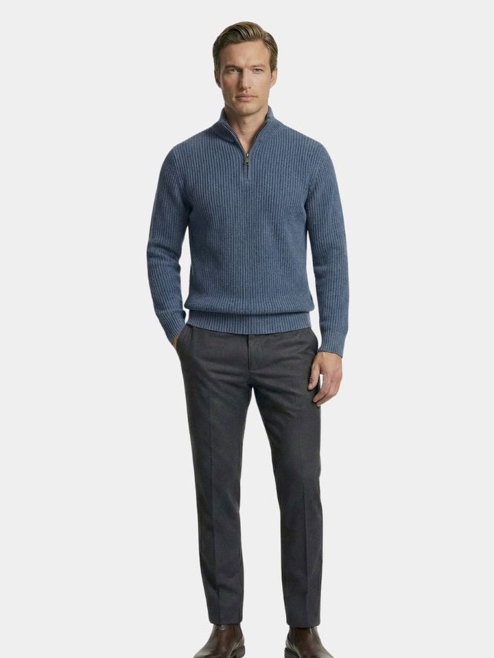 Suéter Clásico con Cuello Quarter-Zip
