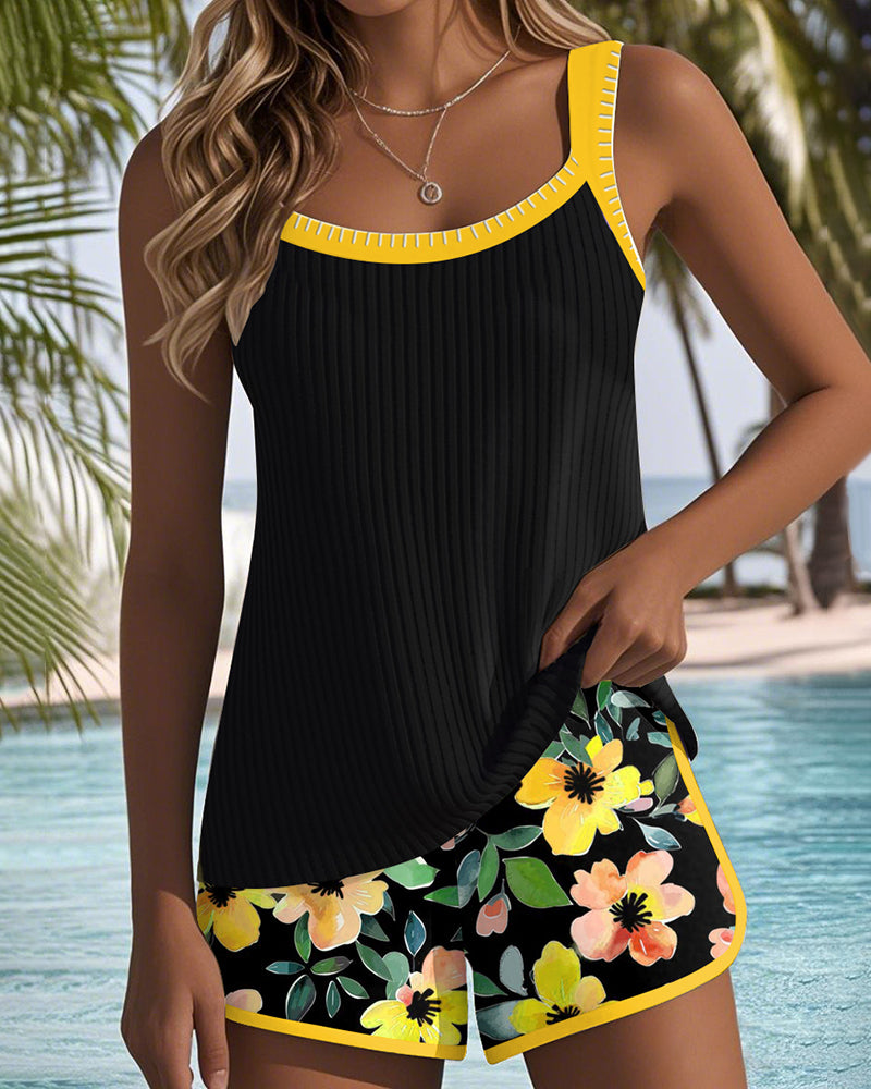 Bloom | Conjunto de Tankini Elegante de Dos Piezas