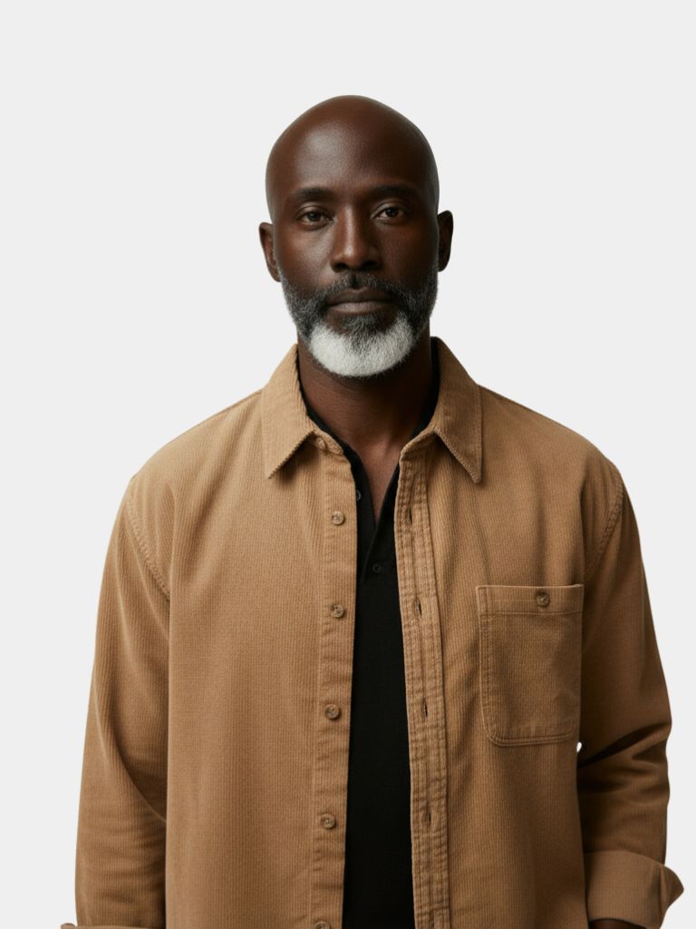 Camisa Casual de Pana