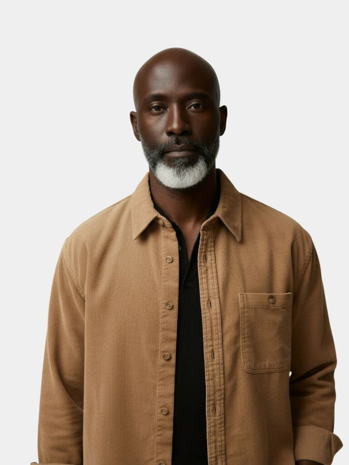 Camisa Casual de Pana