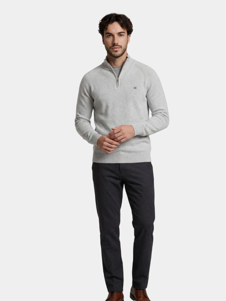 Suéter Chic con Cuello Zip