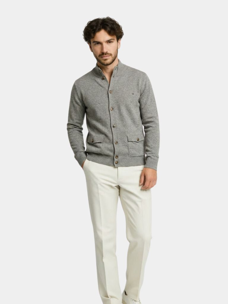 Cardigan Básico de Punto