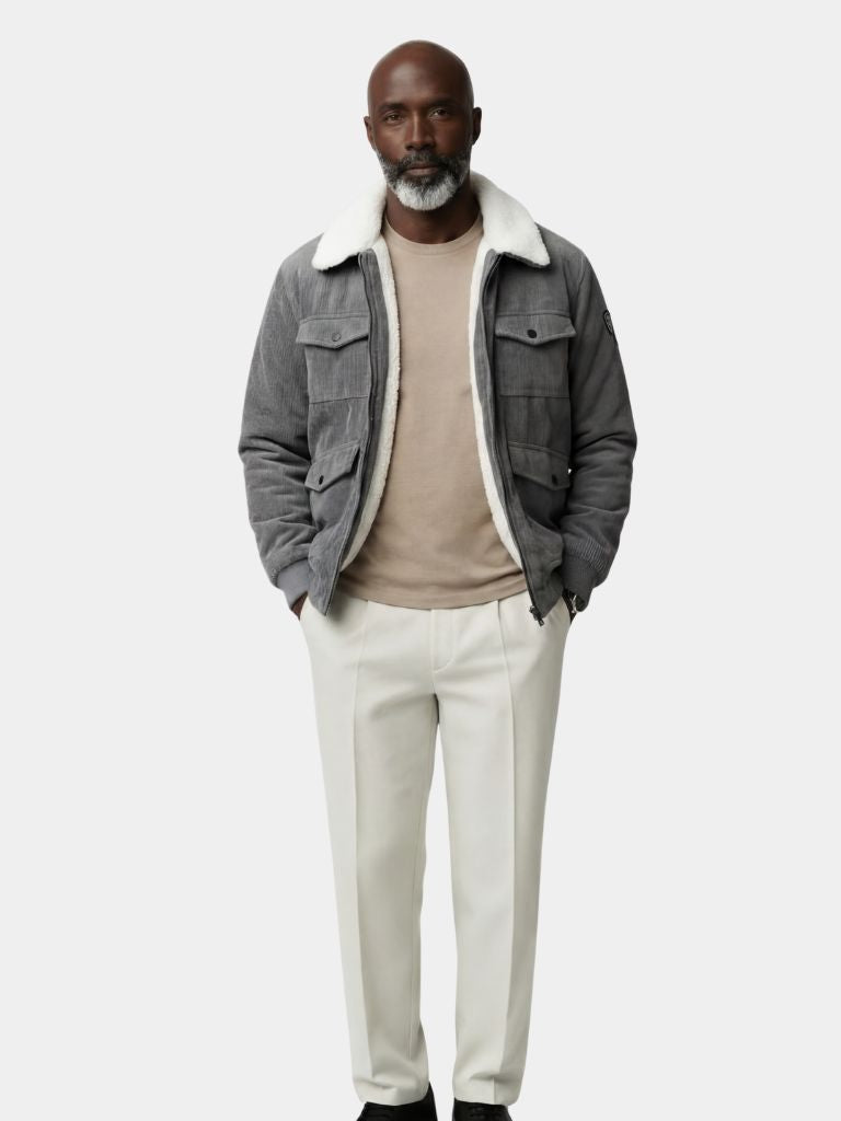 Chaqueta Sherpa Cargo Mineral de Hierro