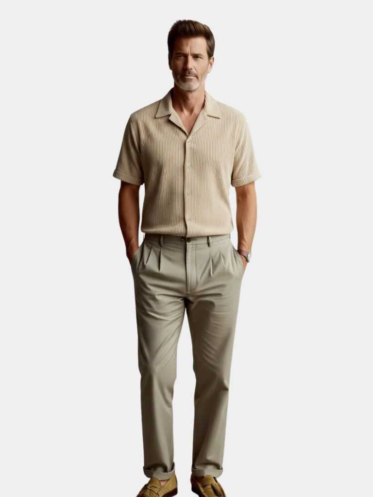 Camisa Minimalista de Pana
