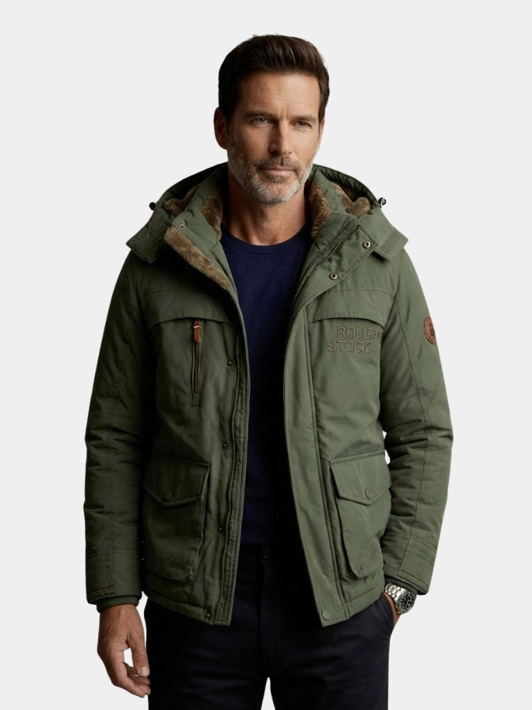 Chaqueta Militar con Capucha