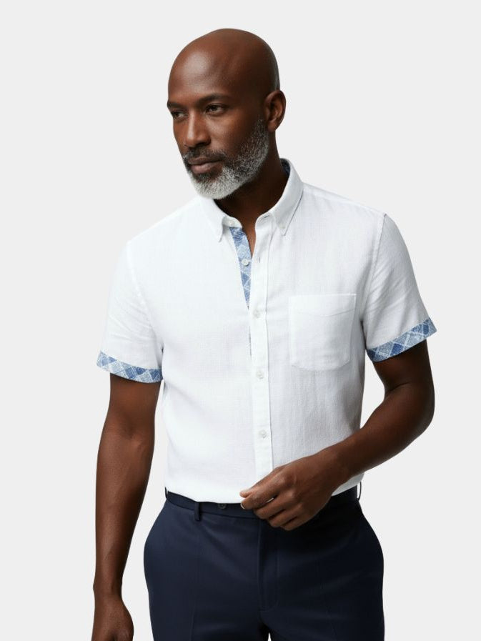 Camisa Casual con Detalle Marítimo