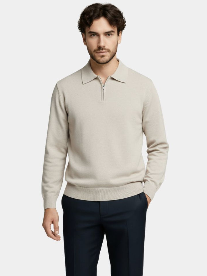 Casual Polo Sweater