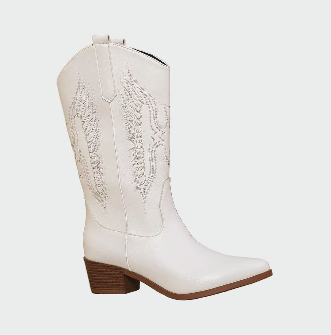 Botas de vaquero occidentales de cuero