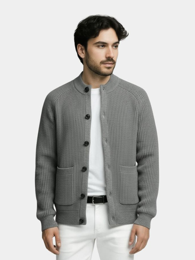Cardigan Básico de Punto