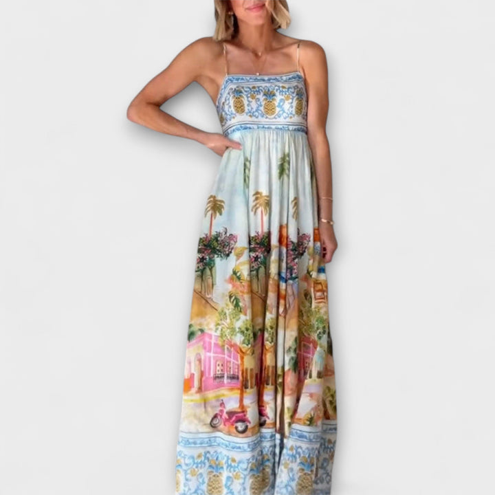 Lumen - Vestido Maxi Aracati Multicolor