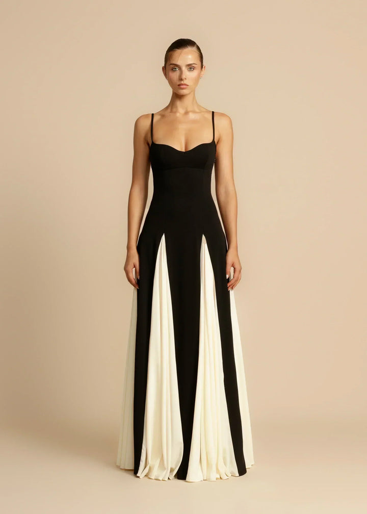 Oshrit™ | Vestido Maxi Elegante con Volantes
