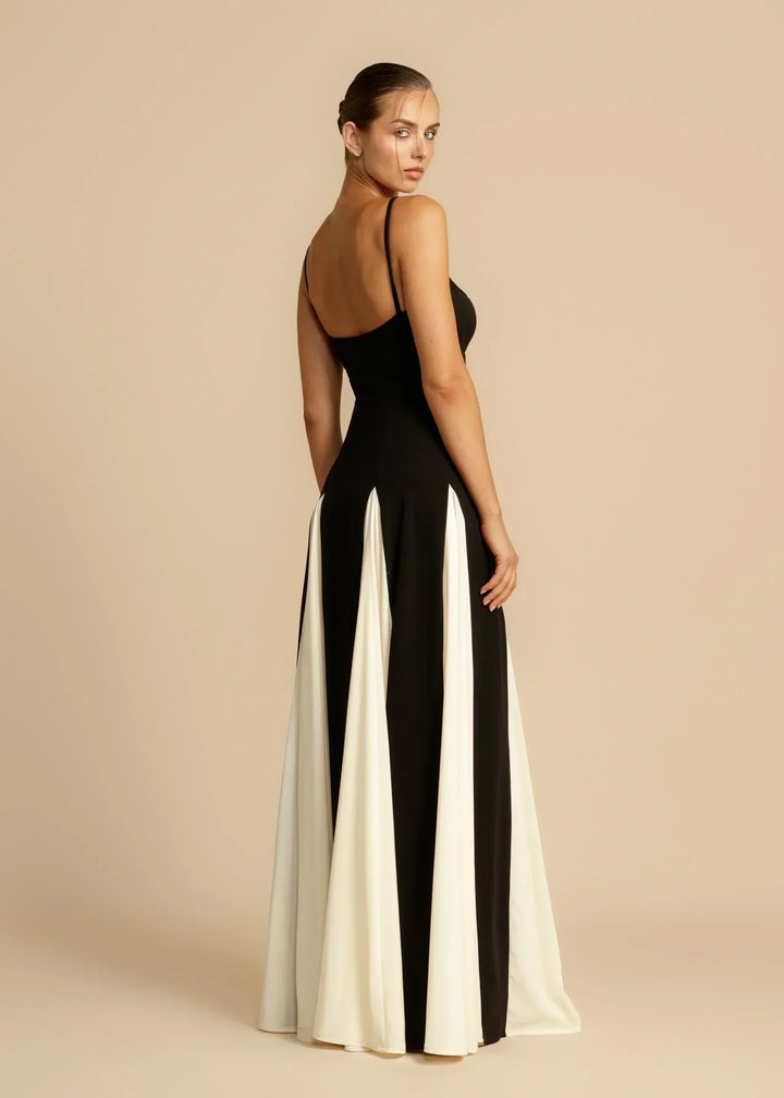 Oshrit™ | Vestido Maxi Elegante con Volantes